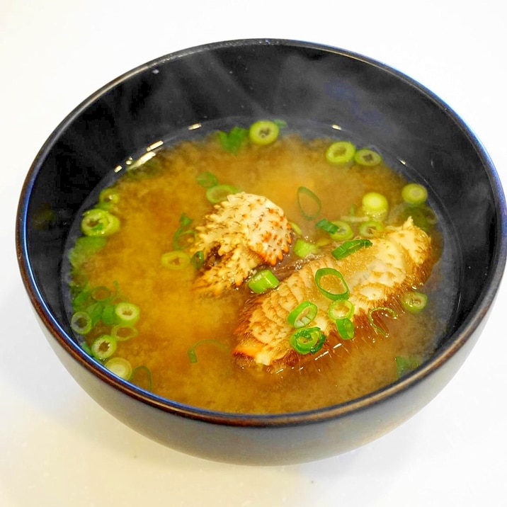勿体ない蟹の殻は捨てないで!毛ガニの殻で作る味噌汁